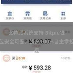 比特派系统支持 Bitpie钱包安全可靠，资产100%自主掌控