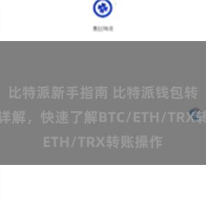 比特派新手指南 比特派钱包转账教程详解，快速了解BTC/ETH/TRX转账操作