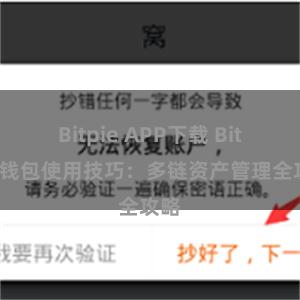 Bitpie APP下载 Bitpie钱包使用技巧：多链资产管理全攻略