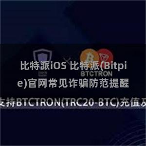 比特派iOS 比特派(Bitpie)官网常见诈骗防范提醒