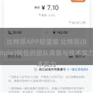 比特派APP轻量版 比特派(Bitpie)钱包的团队背景与技术实力