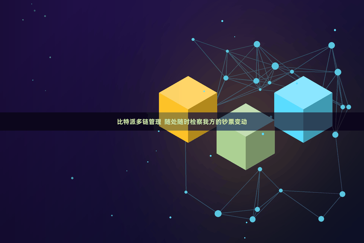 比特派多链管理  随处随时检察我方的钞票变动